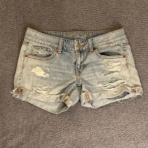 American eagle ripped shorts size 4